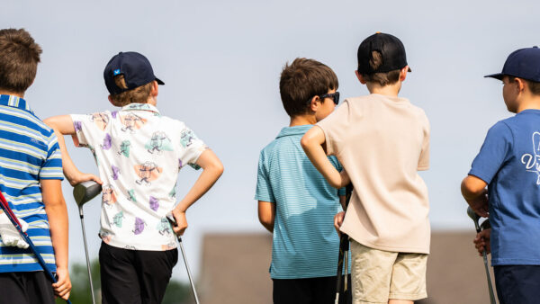 Junior golfers at The Grove